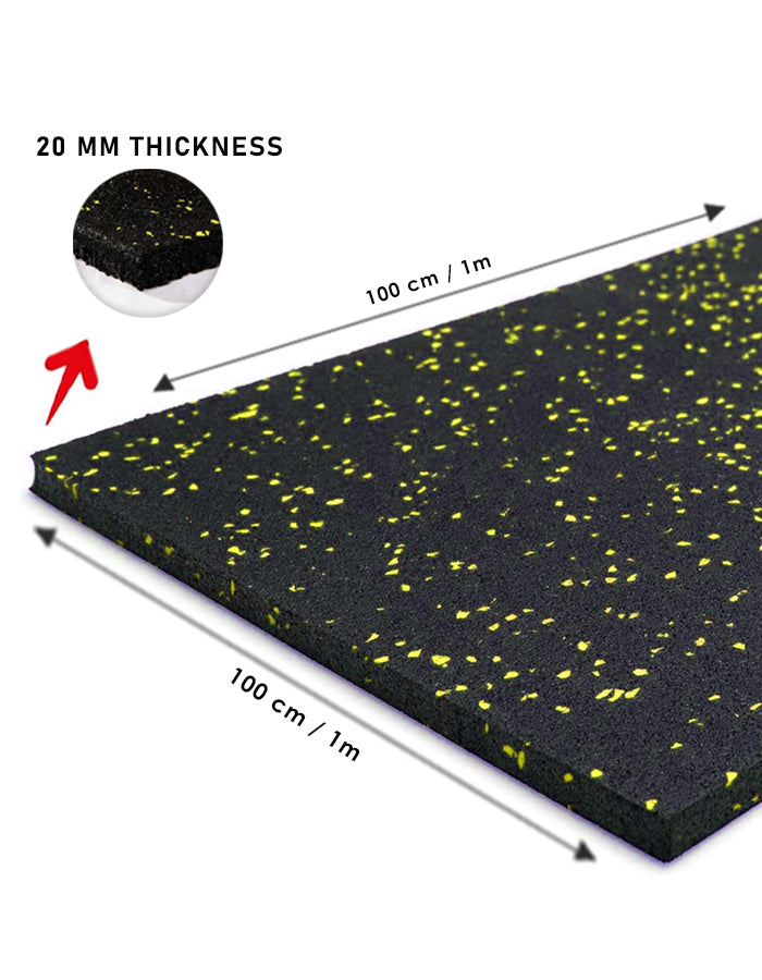 1441 Fitness Commercial Rubber Flooring for Gym 20 mm